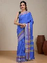 Vervee Couture Lavender Silk Blend Saree | Eka
